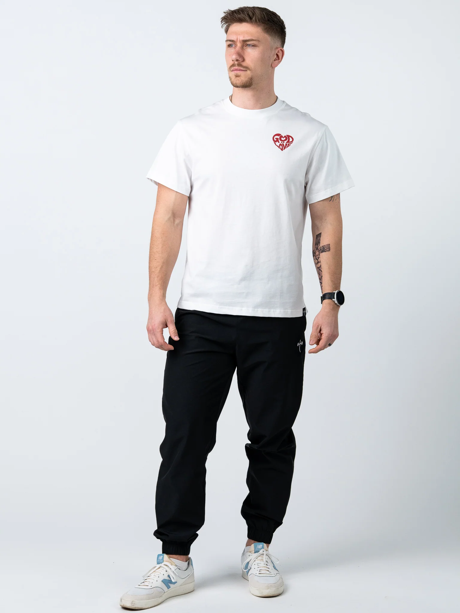 God is Love John 3:16 Premium Tee - Image 3