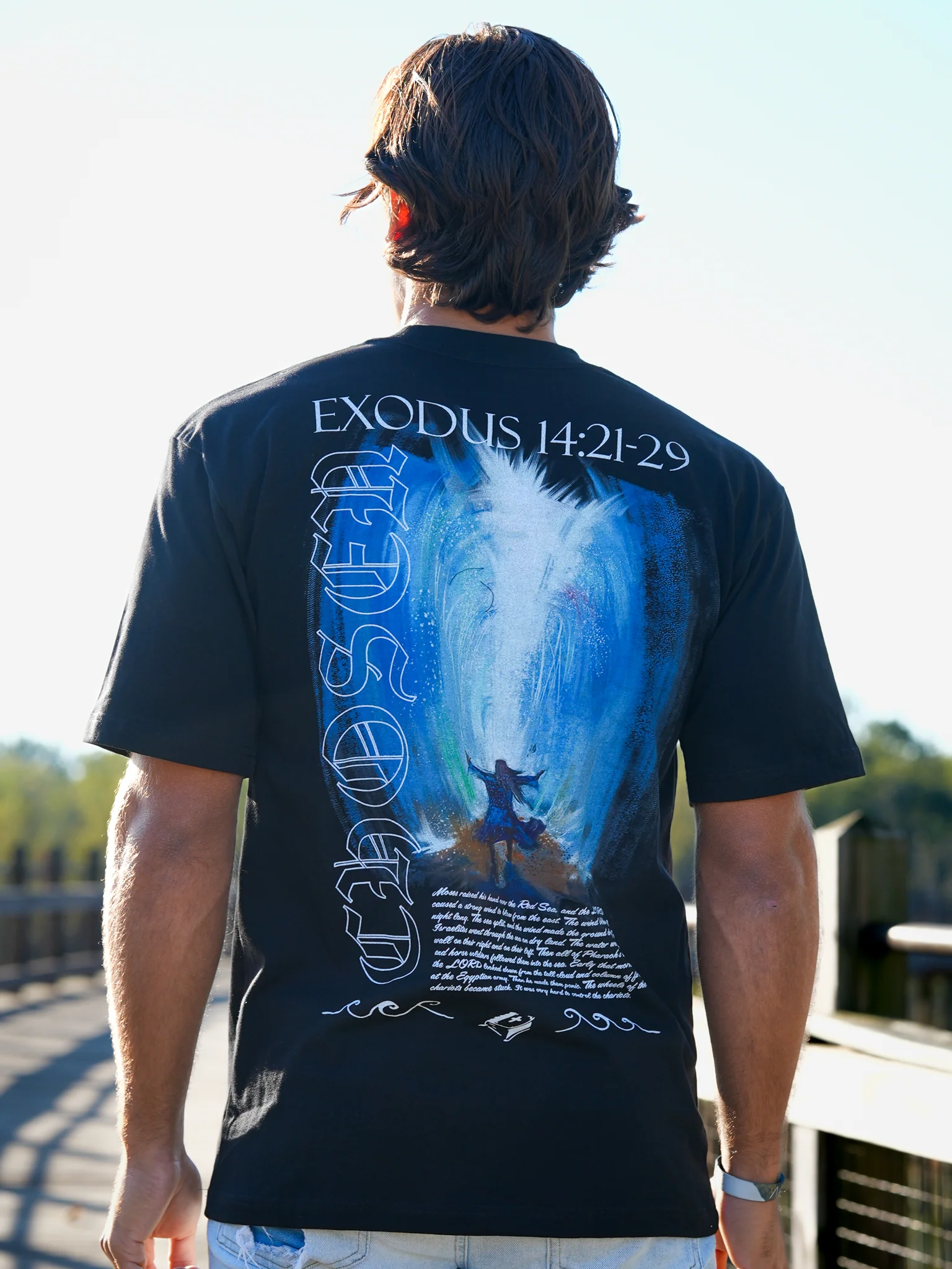Moses Parting Sea Tee - Image 4