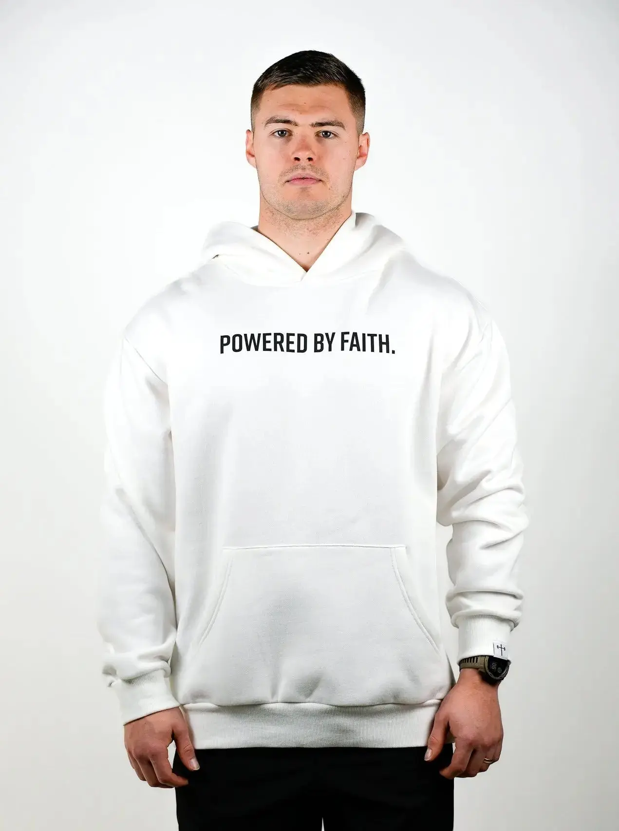 Powered By Faith Hoodie - Image 11