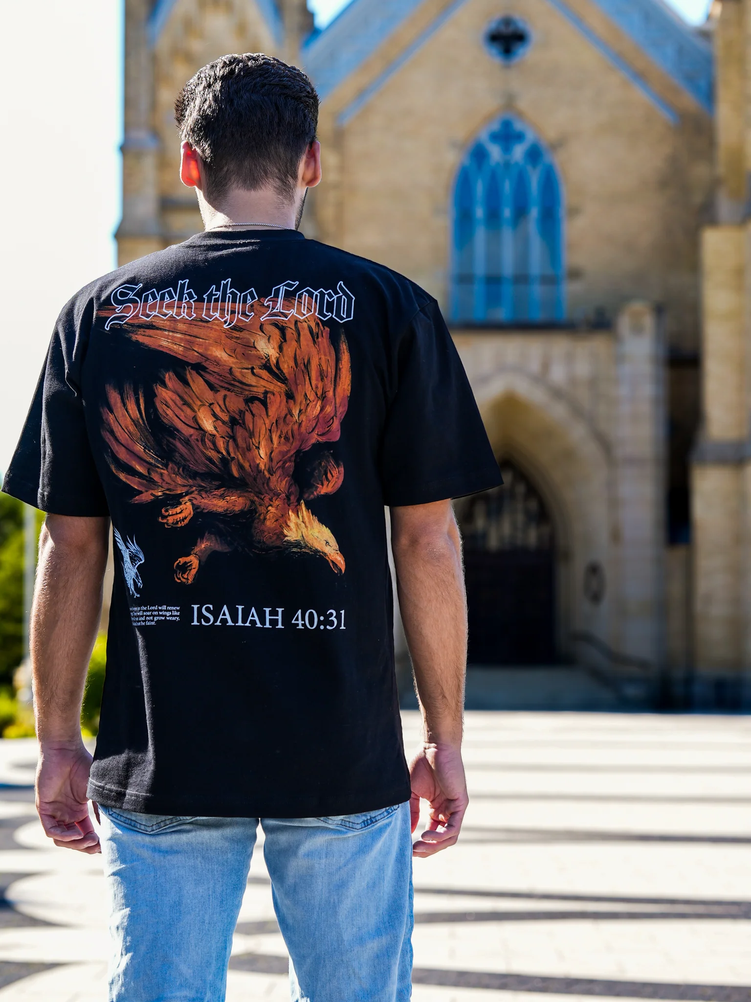 Seek The Lord Eagle Tee - Image 4